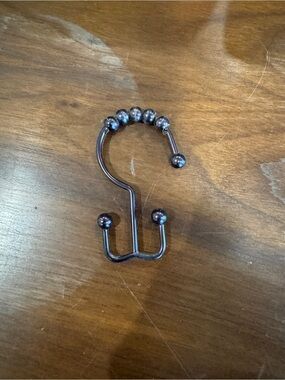 Double Glide Rollerball Shower Hook, Oil Rubbed Bronze Set of 12 Hooks